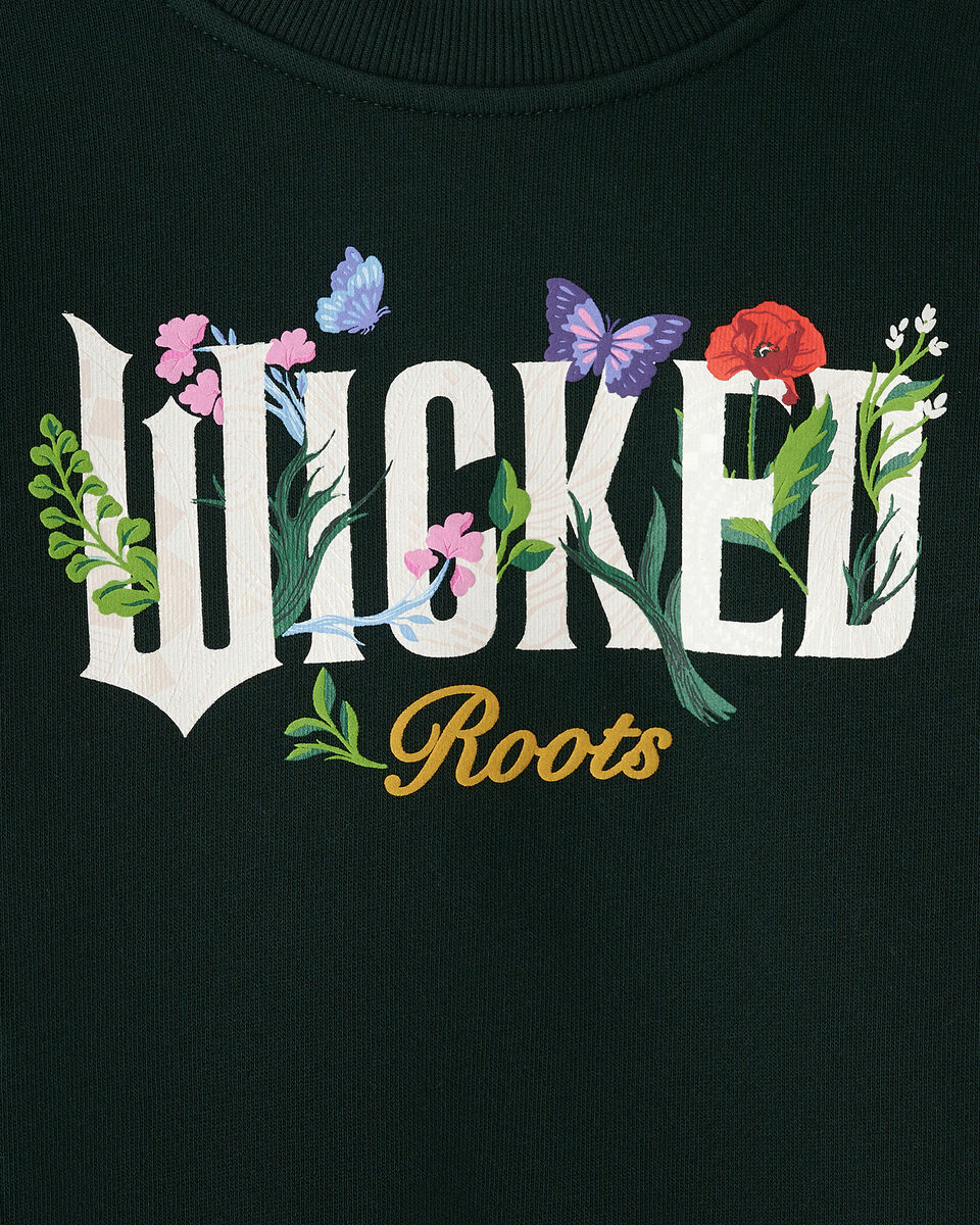 Chandail à col rond motif floral Roots X Wicked pour tout-petits