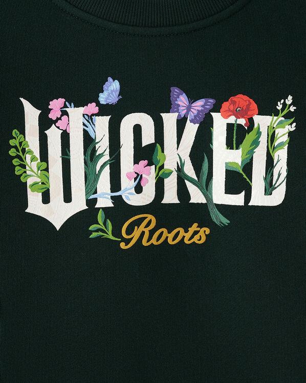 Chandail à col rond motif floral Roots X Wicked pour tout-petits