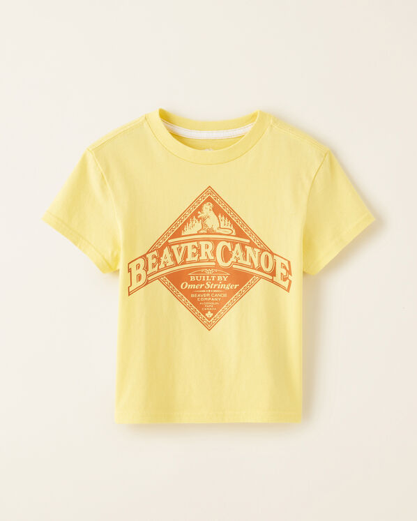 T-shirt décontracté Beaver Canoe pour tout-petits