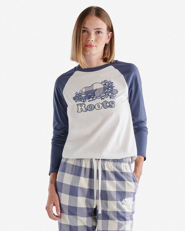 Womens Park Plaid Long Sleeve T-Shirt