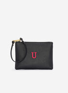 Monogram Wristlet Black