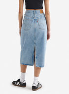Levi's High Rise Back Slit Womens Skirt