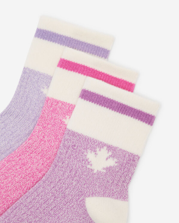 Kids Cabin Maple Sock 3 Pack