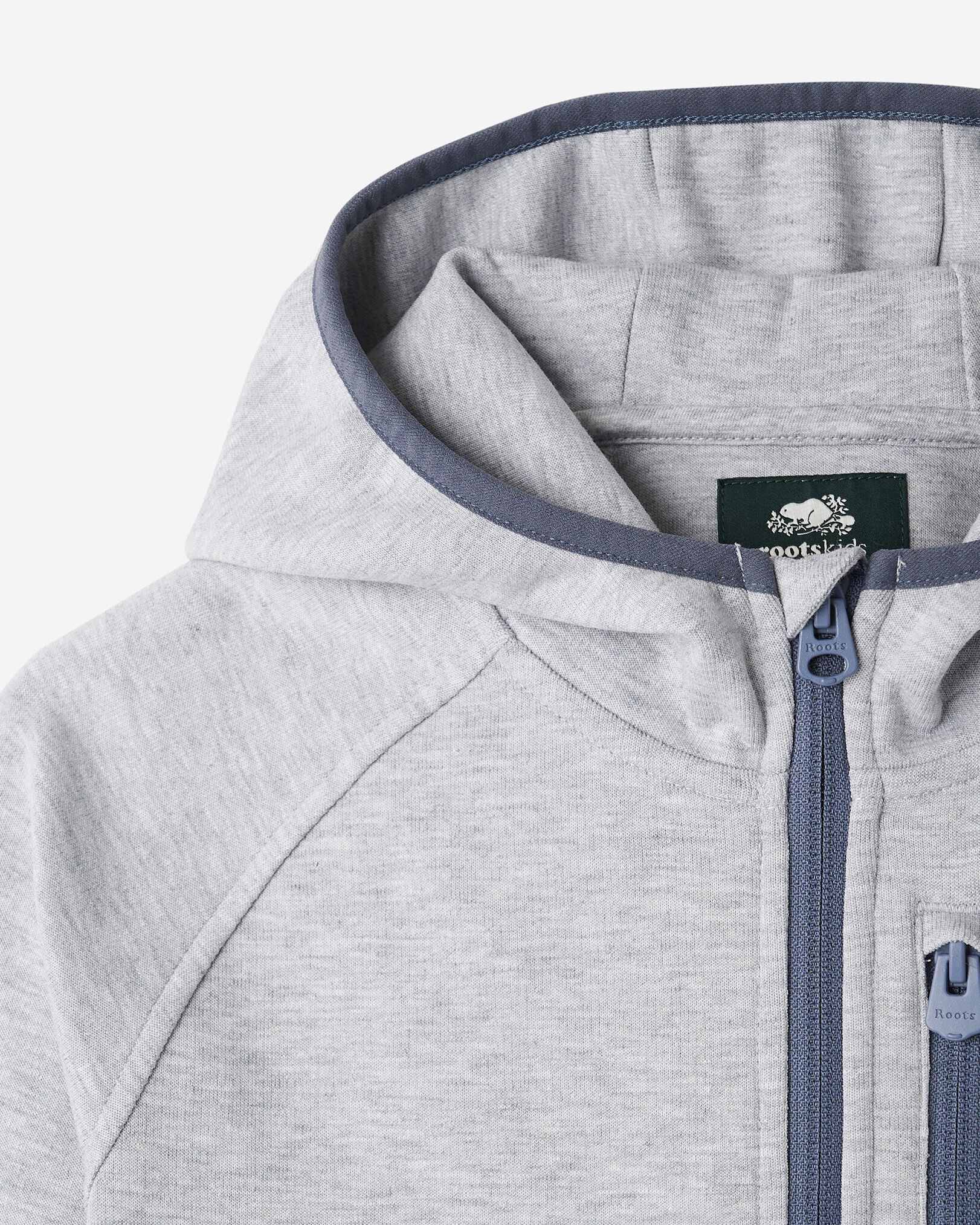 Kids Recover Interlock Full Zip Hoodie