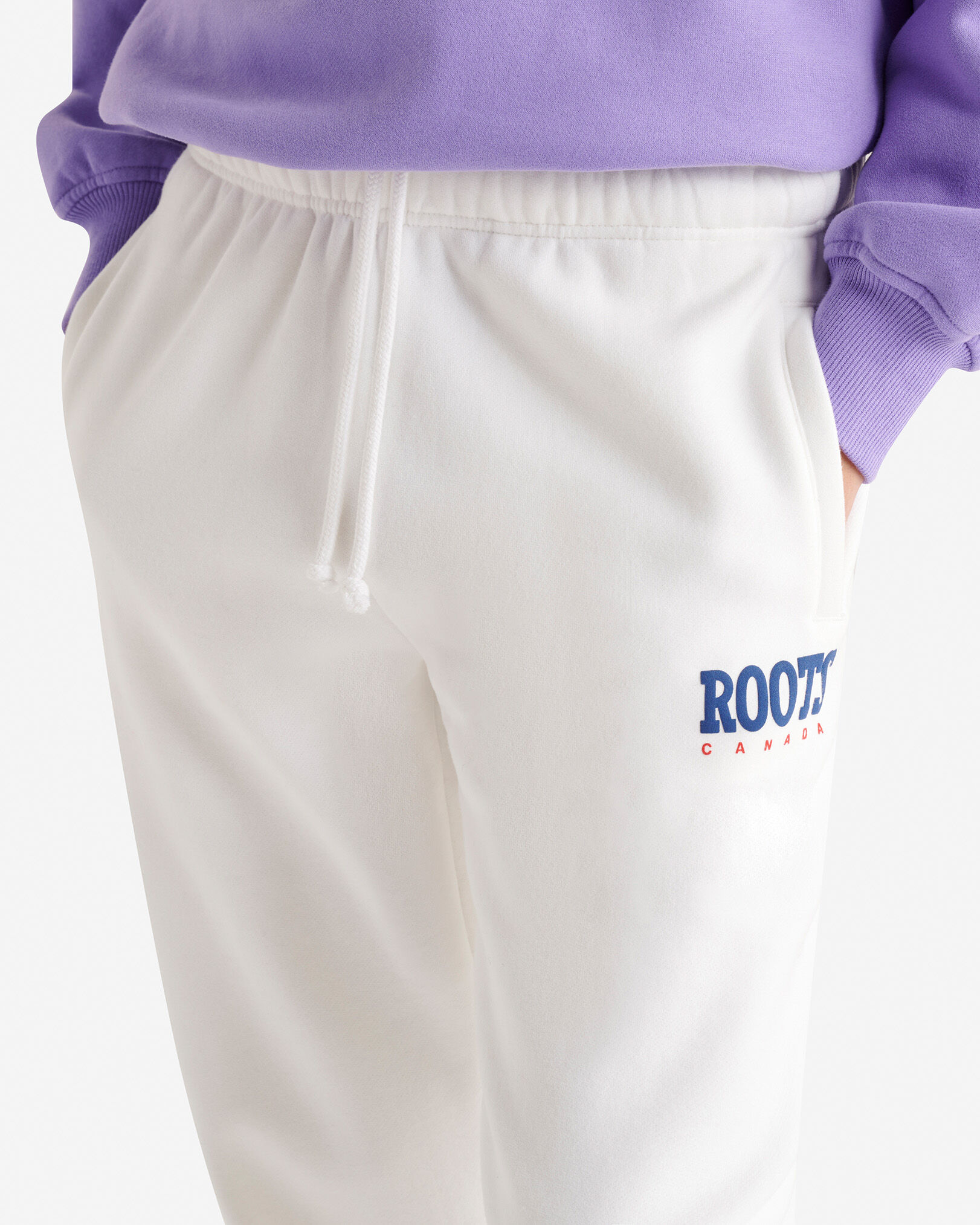 Pantalon en molleton rétro