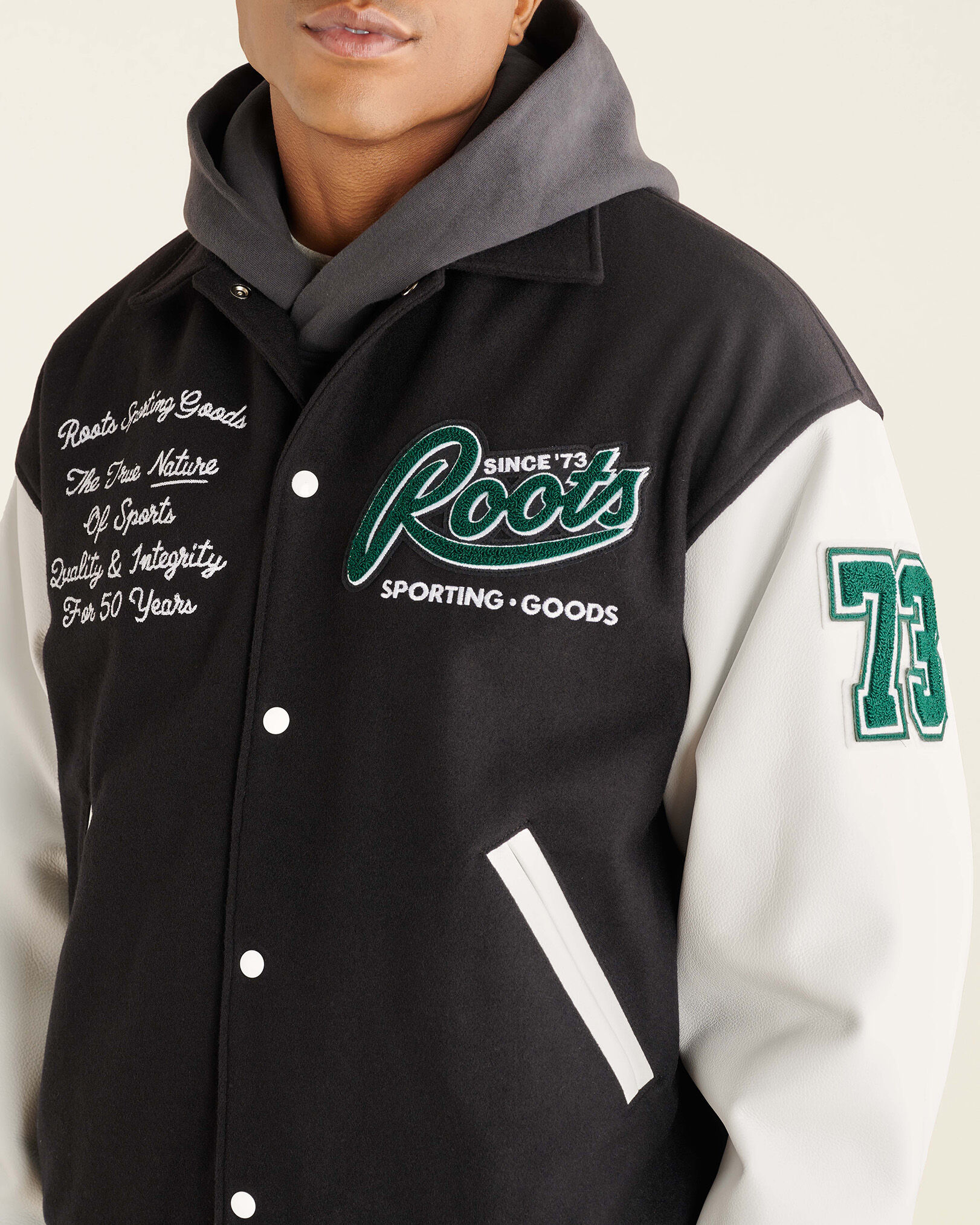 Sporting Goods Jacket Gender Free Varsity Jackets Roots