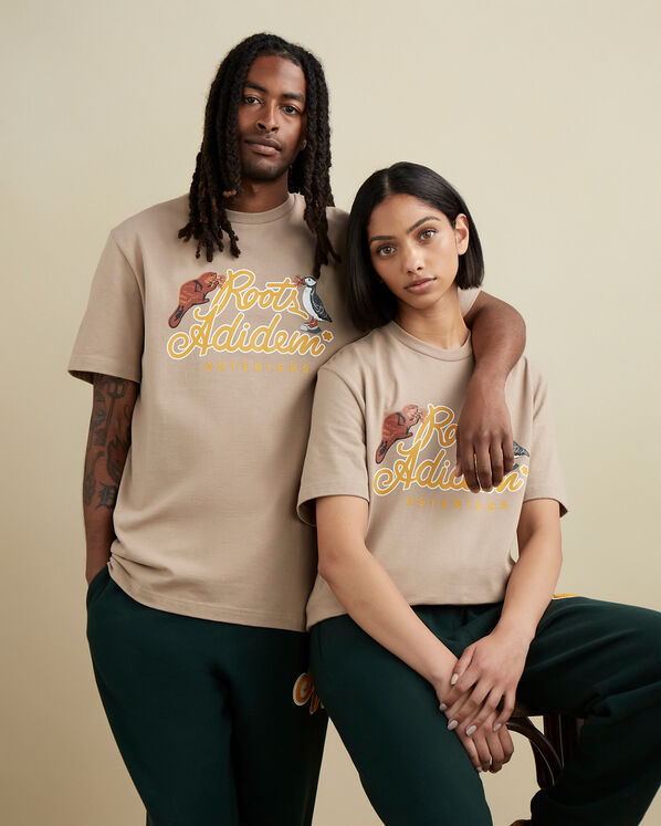 Roots X Adidem Asterisks Relaxed  T-shirt Gender Free