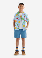 Kids Chambray Camp Short