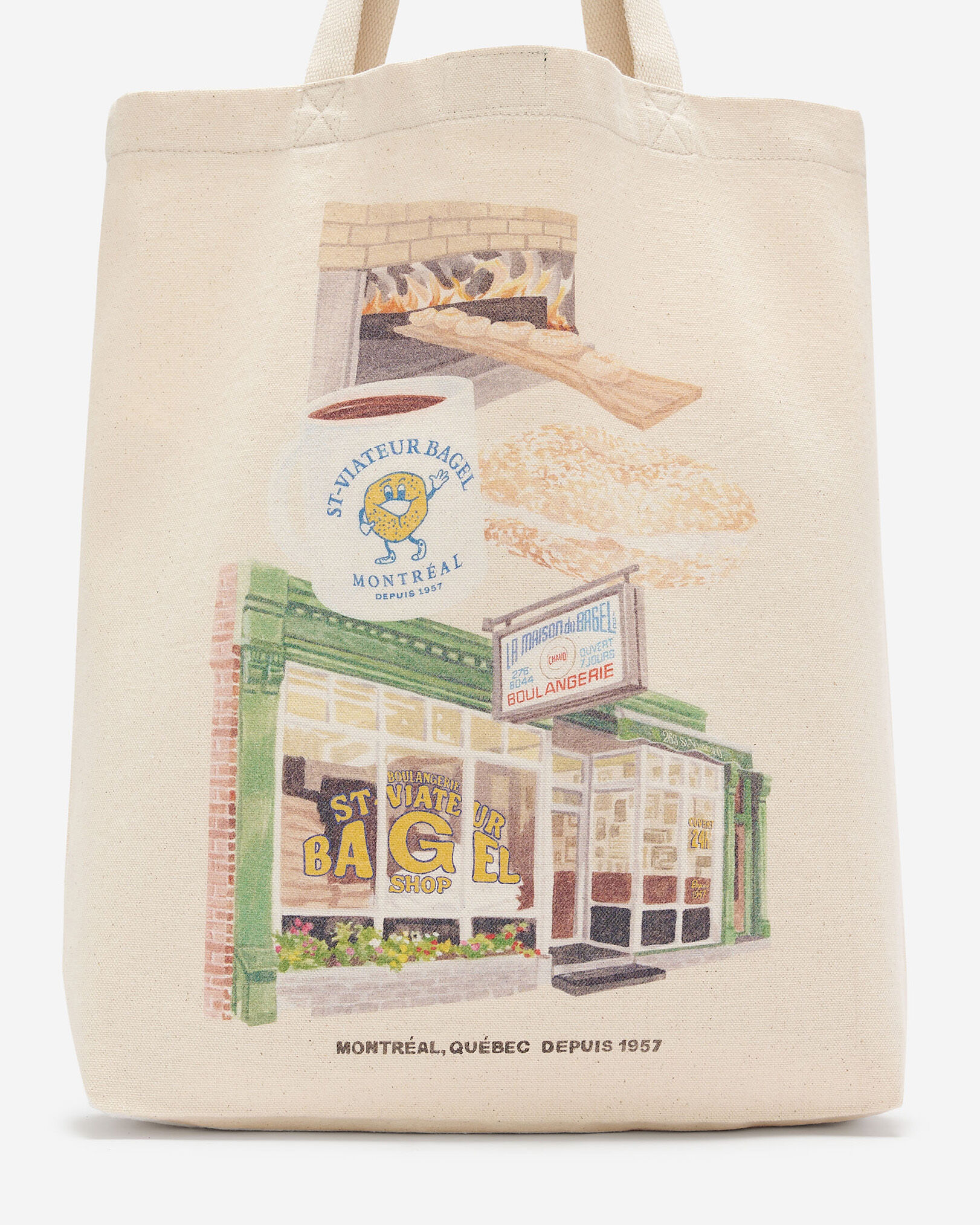 Roots X St-Viateur Tote