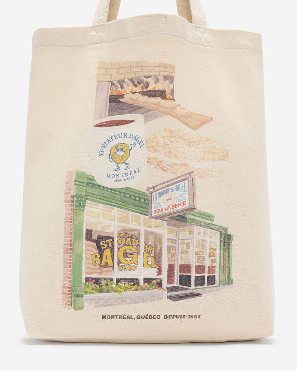 Roots X St-Viateur Tote