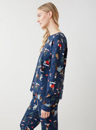 Womens Winter Wonderland Pajama Top