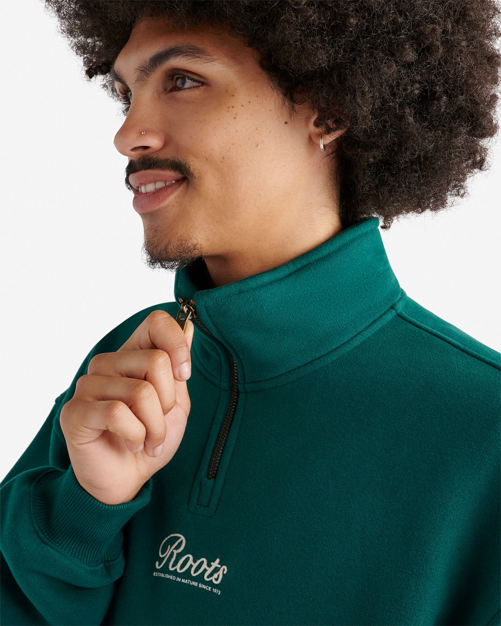 Roots half zip sweatshirt on sale
