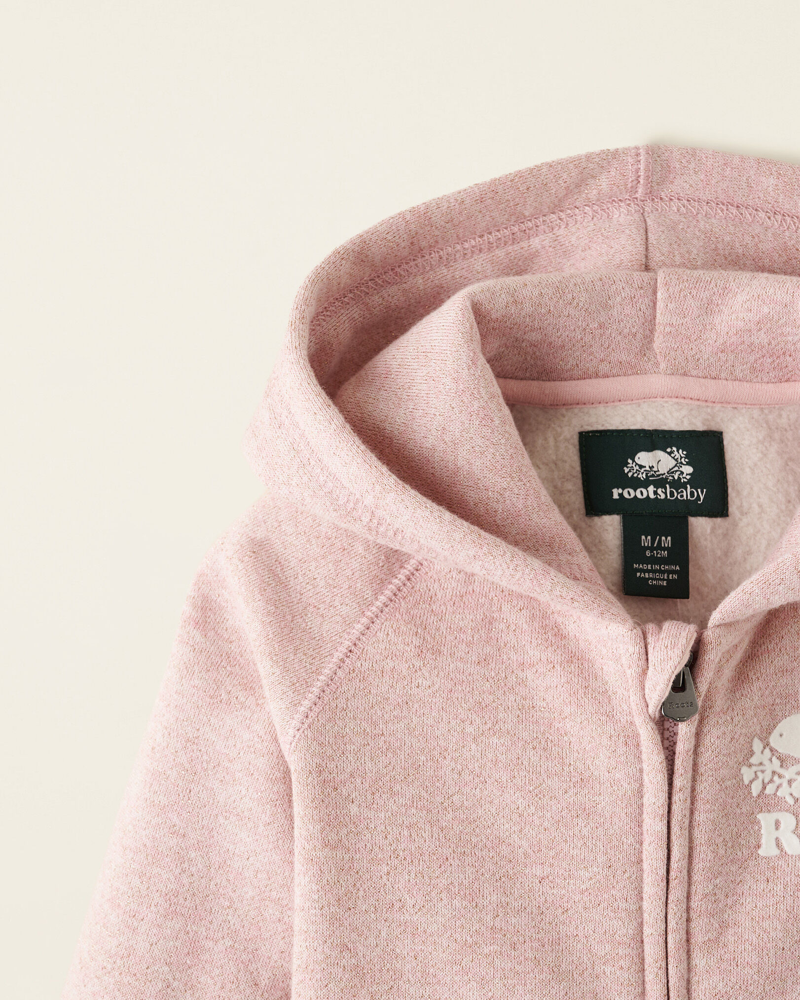 Baby Original Sparkle Zip Hoodie