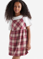 Girls Plaid Slip Dress