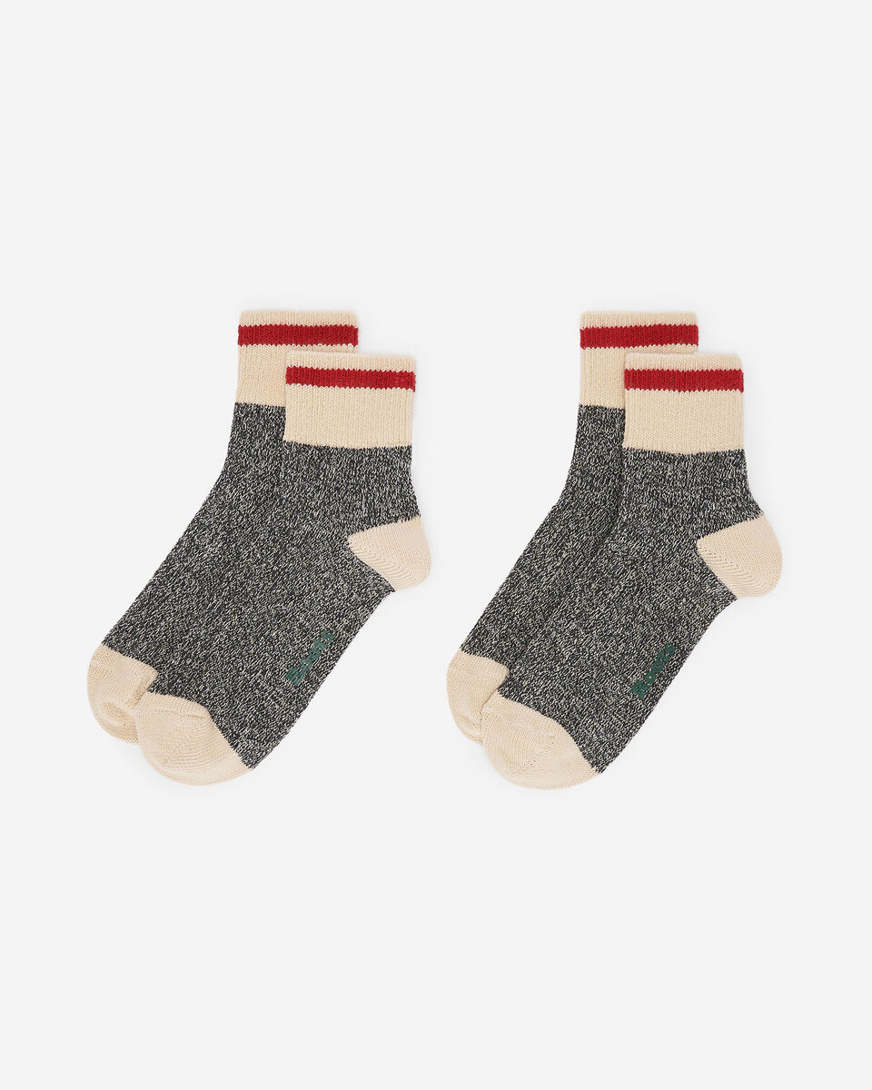 2 paires de socquettes classiques Cabane