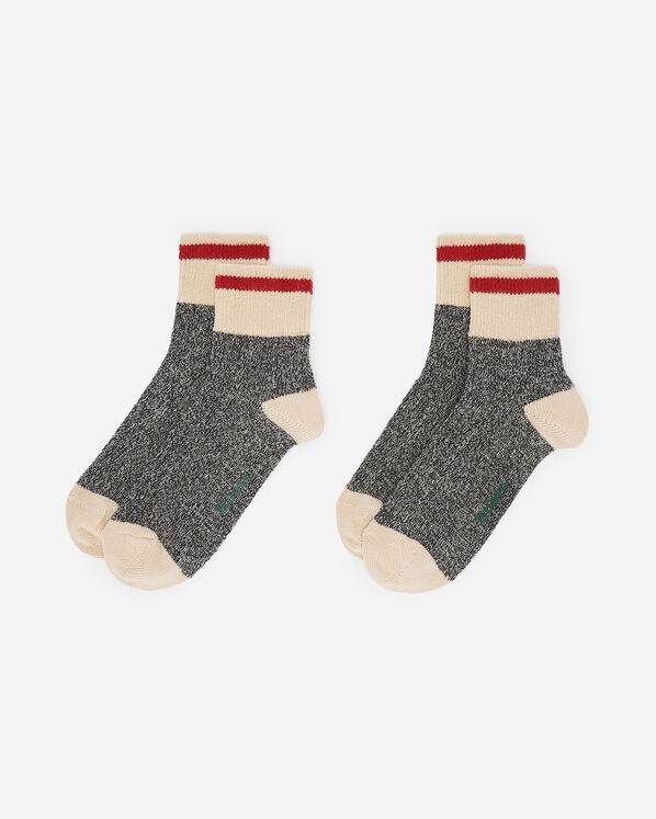 2 paires de socquettes classiques Cabane