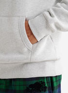 Plaid Applique Hoodie