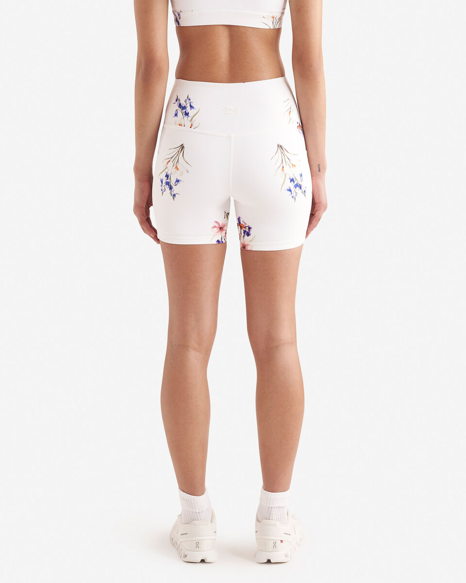 Restore Stretch Pocket Floral Bike Short 5 Inch