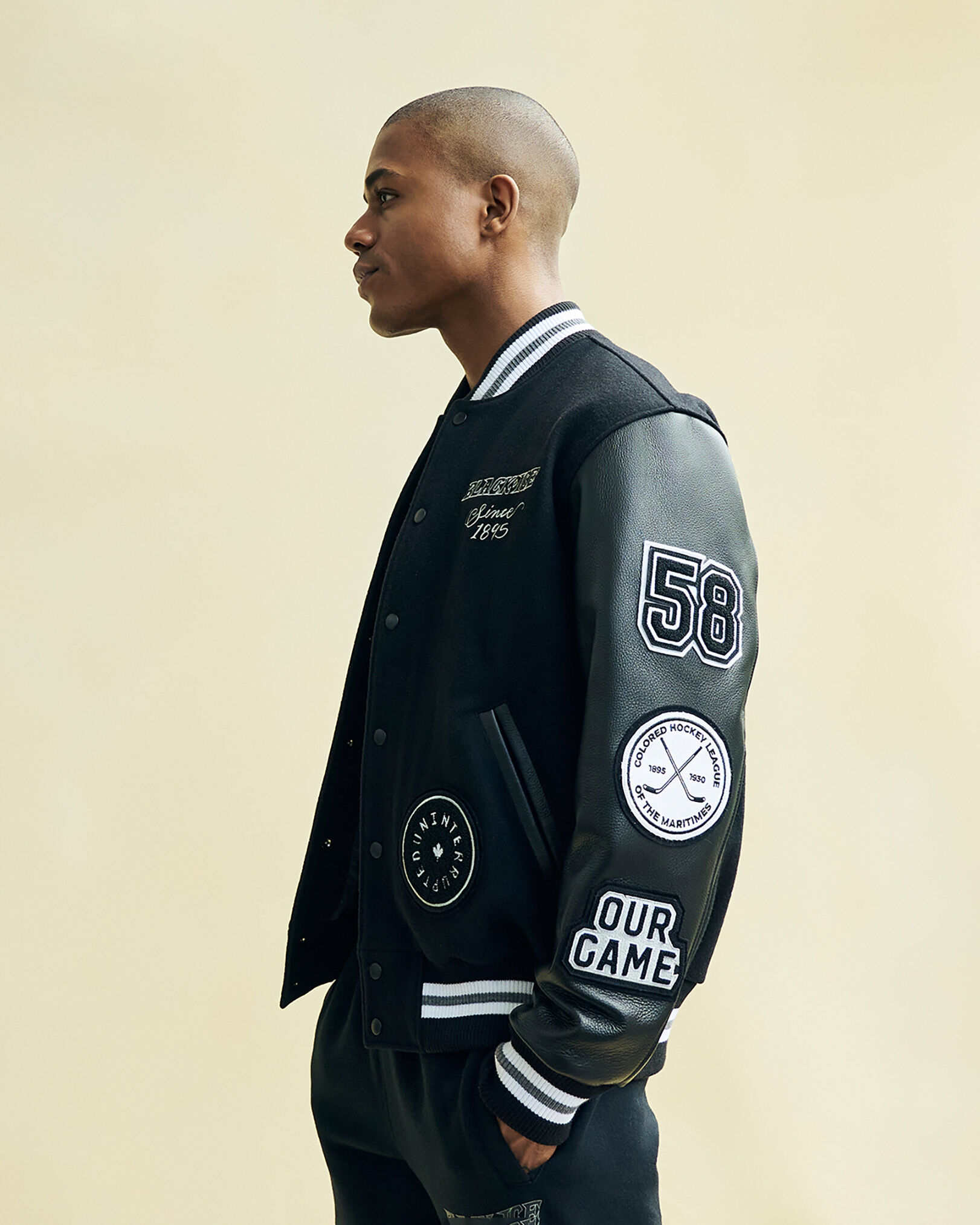Roots X Black Ice Jacket Varsity Jackets Roots