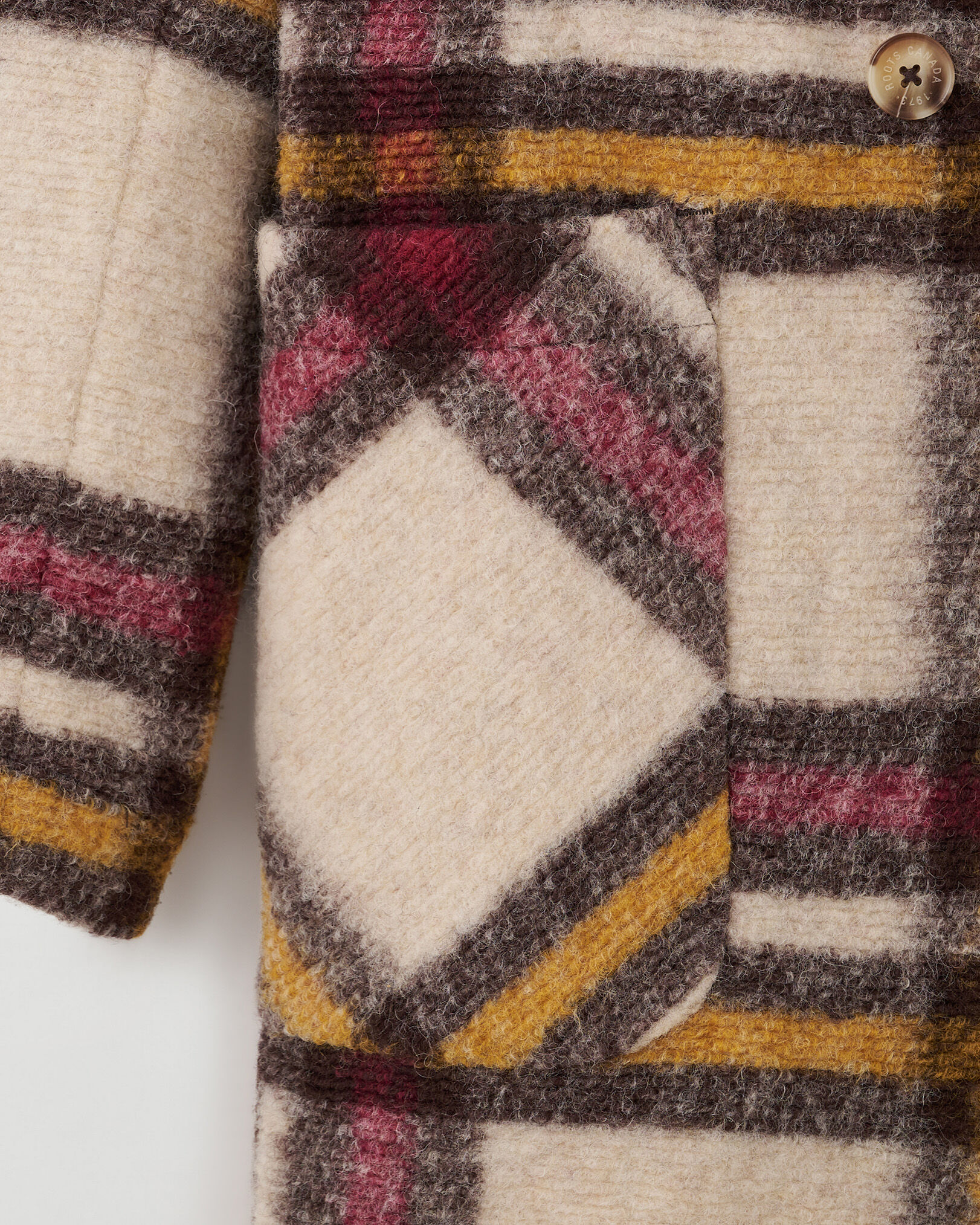 Seymour Boxy Peacoat Jackets Outerwear Roots