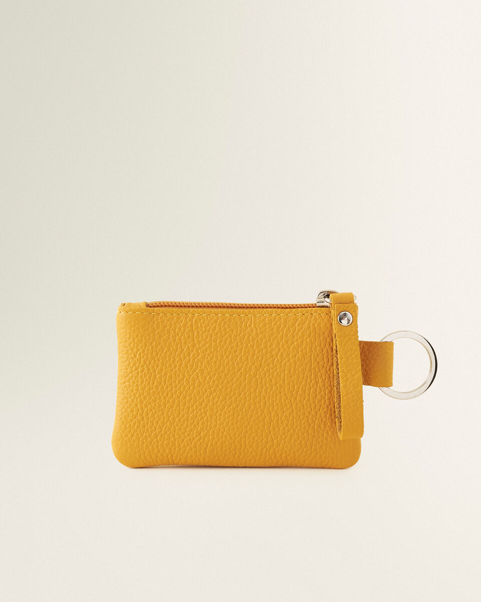 Pochette à glissière en cuir Cervino