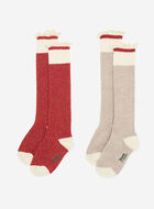 2 paires de chaussettes hautes scintillantes Cabane pour enfants