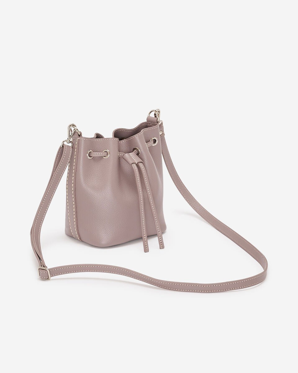 Mini sac seau 2.0 en cuir Cervino