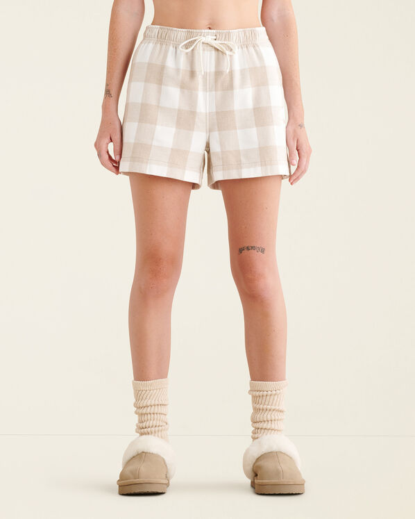 Womens Park Plaid Pajama Short