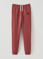 Pantalon en molleton de coton bio à taille haute Cooper