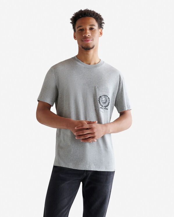 T-shirt à poche Park Roots pour homme