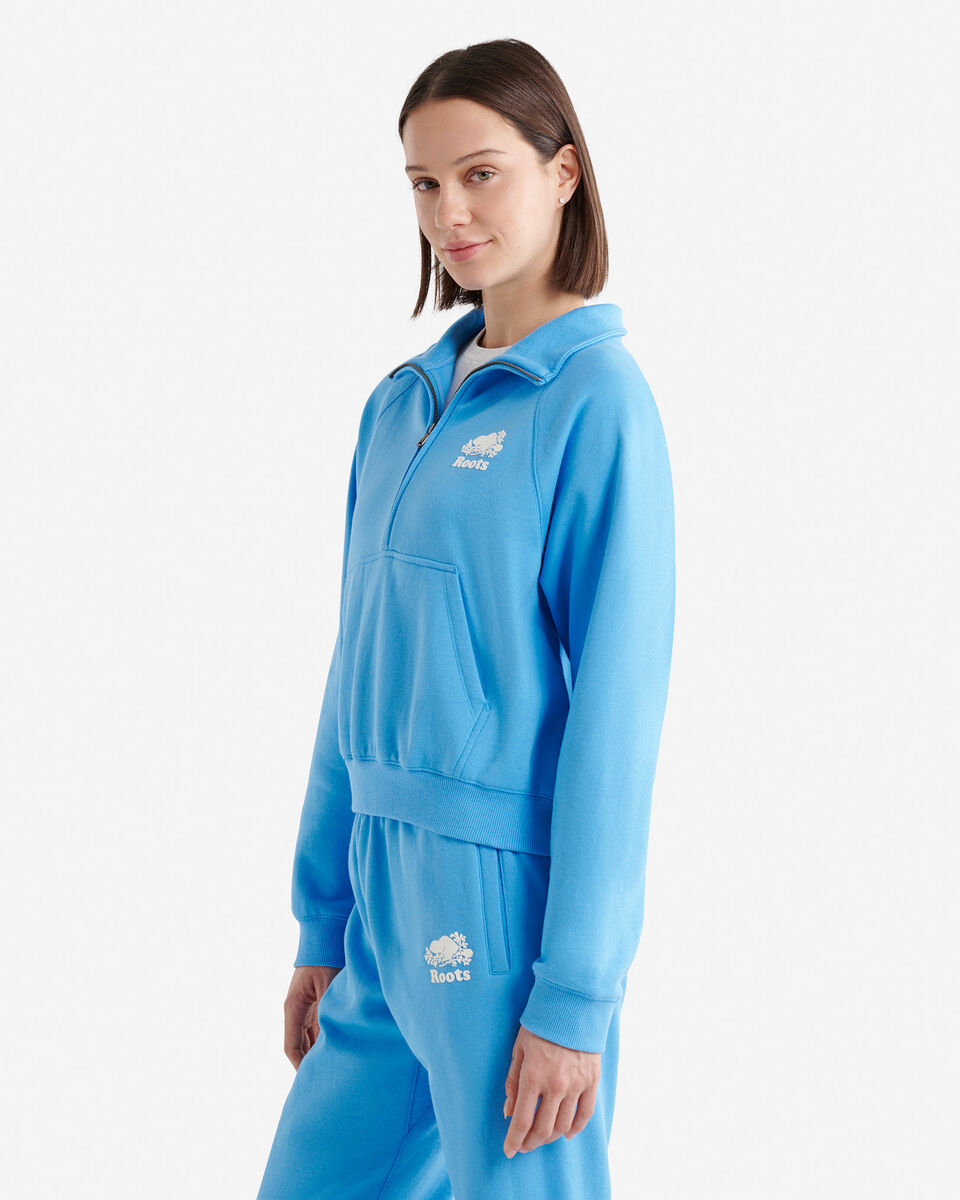 Chandail à demi-glissière en coton bio Cooper 