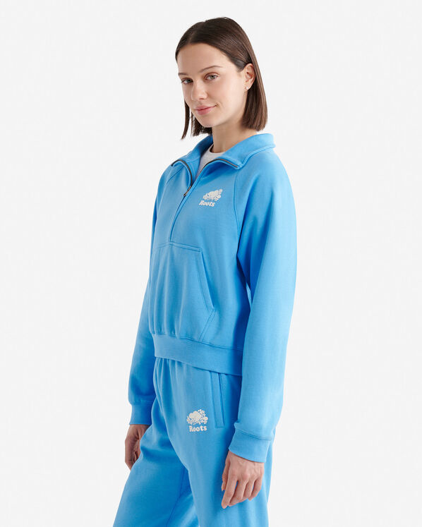 Chandail à demi-glissière en coton bio Cooper 