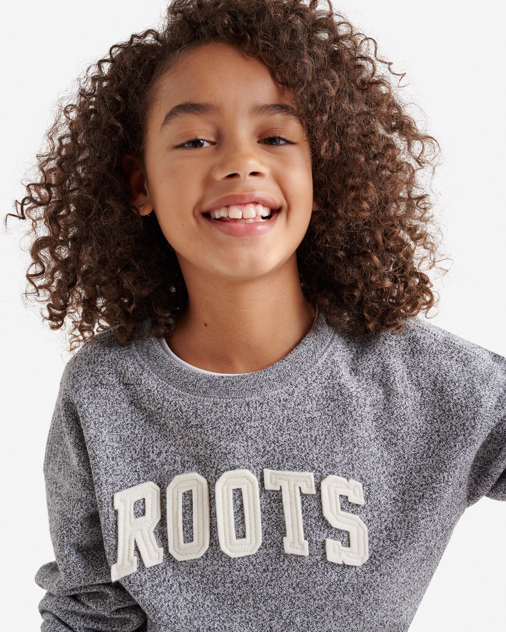 Kids Roots Applique Sweatshirt