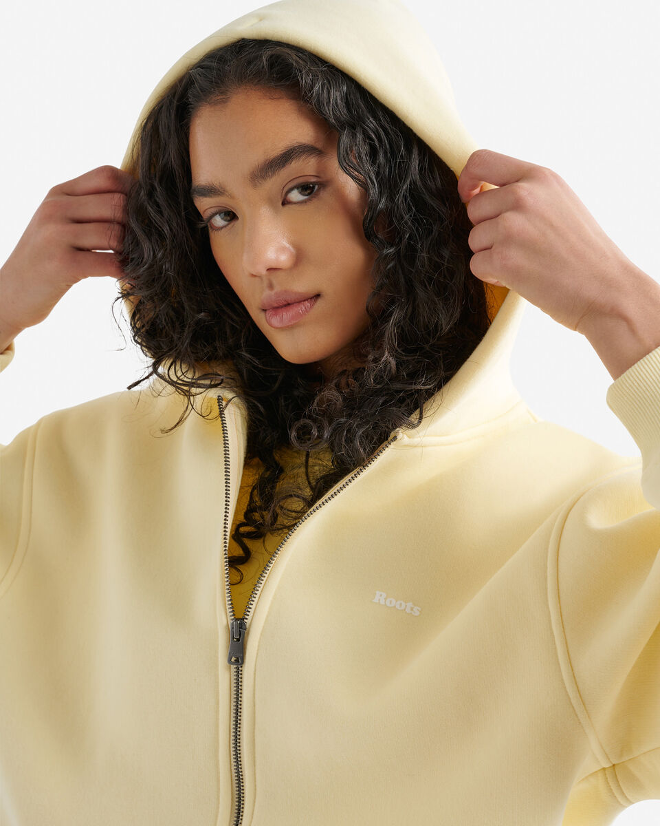 Chandail &agrave; capuchon et glissi&egrave;re en molleton Nuage