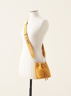 Mini sac seau en cuir Cervino