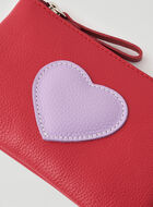 Heart Medium Zip Pouch Cervino