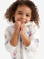 Toddler Cooper Floral Full Zip Hoodie