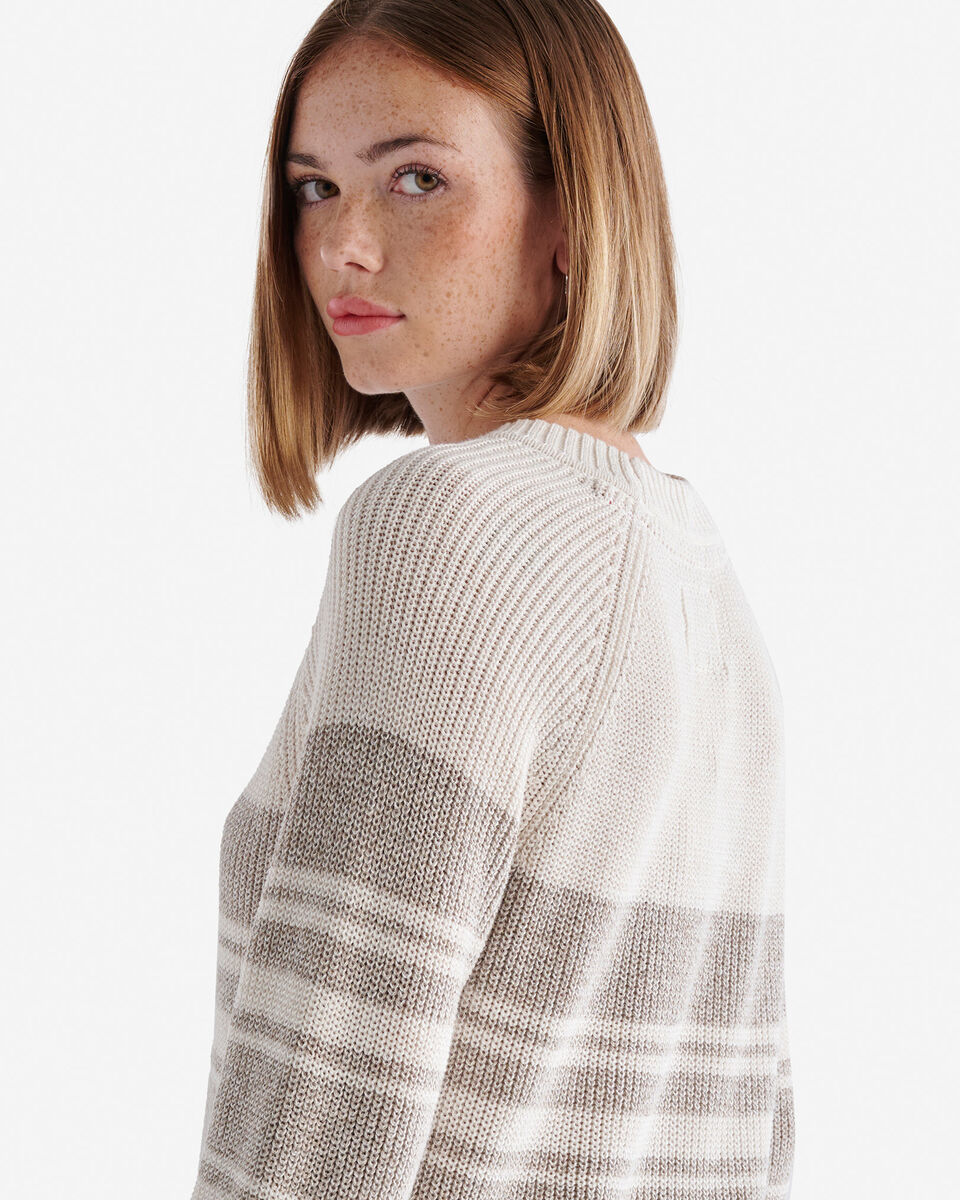 Cabin Stripe Shaker Crew Sweater