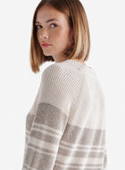 Cabin Stripe Shaker Crew Sweater
