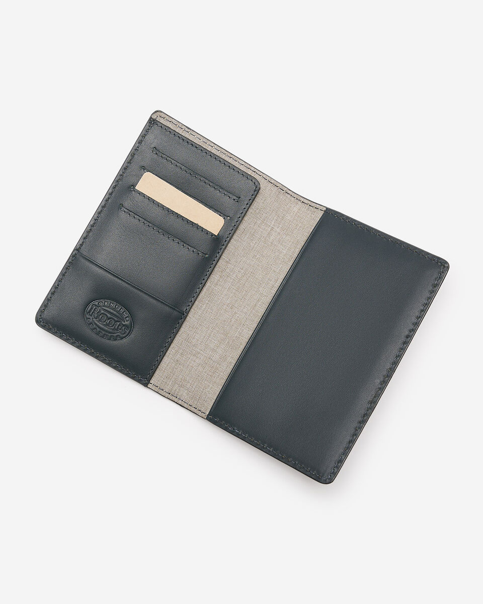 Étui pour passeport en cuir Oxford