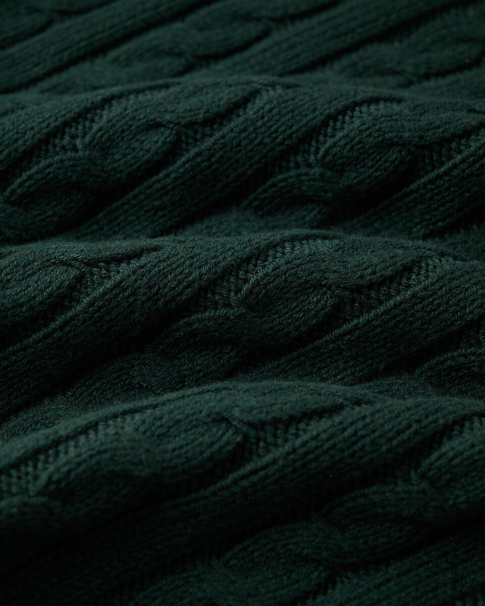 Chandail &agrave; col en V Cabane en tricot torsad&eacute;
