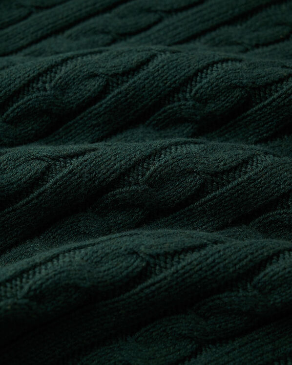 Chandail &agrave; col en V Cabane en tricot torsad&eacute;