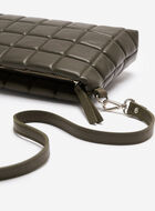 Pochette bouffante carrée à bandoulière