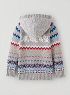 Toddler Fair Isle Hoodie Sweater