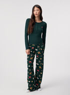 Chandail de pyjama &agrave; col boutonn&eacute; de No&euml;l