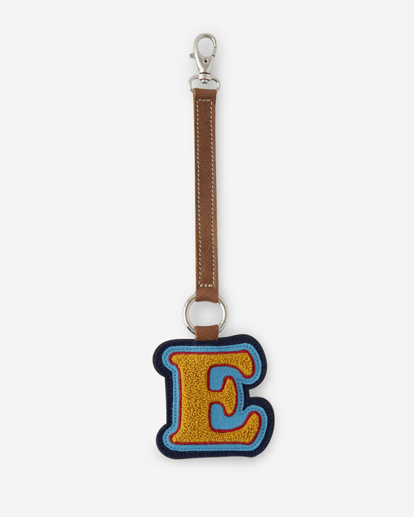 Breloque en chenille en forme de lettre