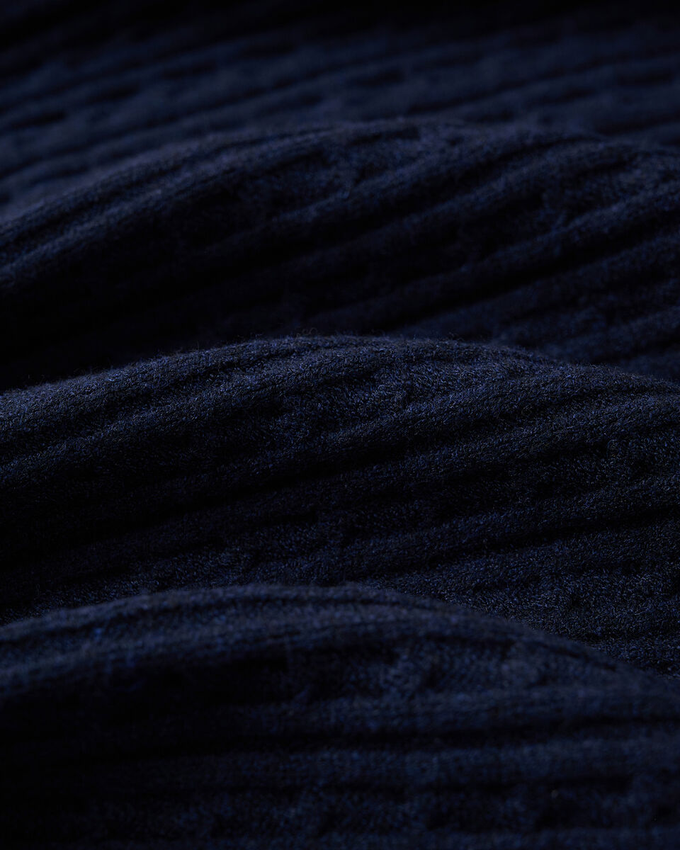 Bowen Cable Knit Full Zip Hoodie
