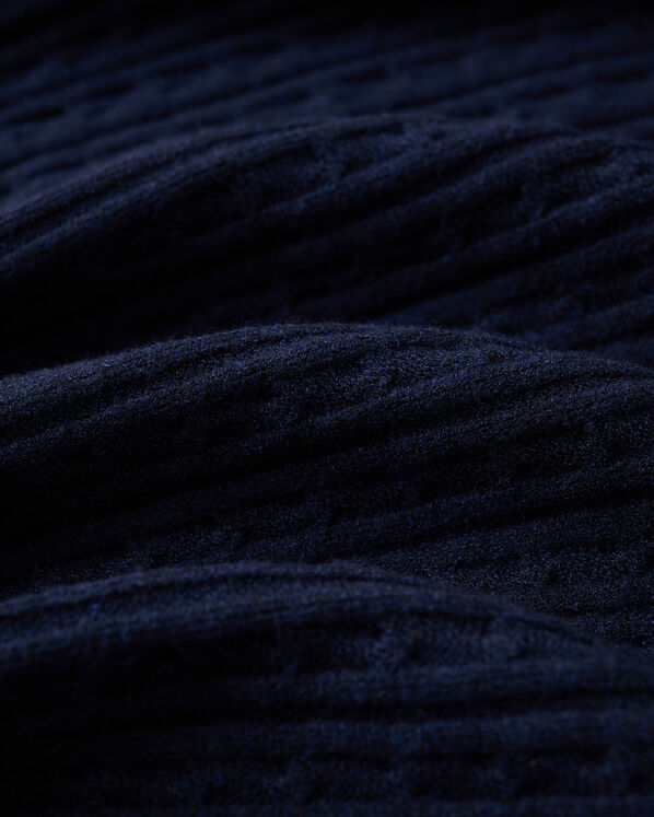Bowen Cable Knit Full Zip Hoodie