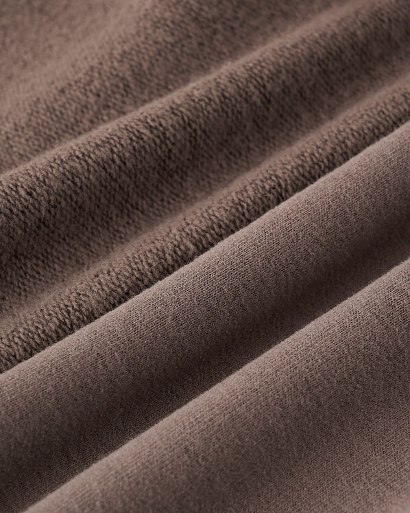 Pantalon en molleton &agrave; ourlet simple en coton bio