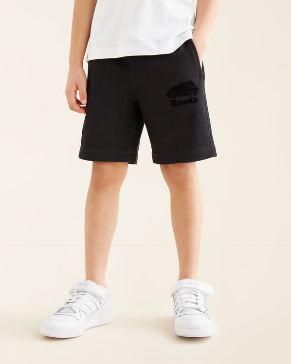 Short original en molleton ton-sur-ton pour enfants